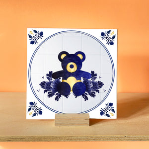 Teddy Bear Picnic Art Tile